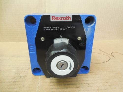 Rexroth Japan France Flow Control Valve R900429596 2 FRM 16-32/100 L/V New