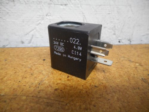 Rexroth Australia France 7290 24VDC Solenoid Coil 4.8W Used With Warranty