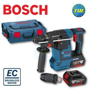 Bosch GBH 18V-26F Professional Brushless Cordless SDS+ Drill 2x 6.0Ah LBoxx Case