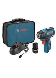 Bosch PS82-02 12V Max EC Brushless 3/8 In. Cordless Impact Wrench Kit NEW Tool