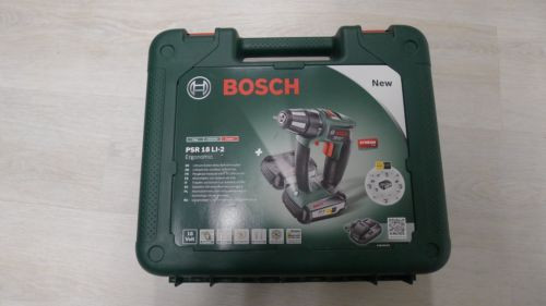 Bosch PSR 18 LI-2 Akkuschrauber 2 Akkus , Koffer Zubehör NEU versiegelt