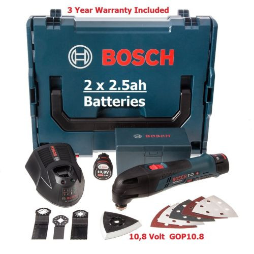 Bosch GOP10.8V-LI 10.8V Cordless Cutter L-Boxx 8 Extras 060185807E 3165140822060
