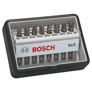 Bosch 2607002558 - Set Robust Line di bit di avvitamento Sx Extra Hard, 49 mm, 8