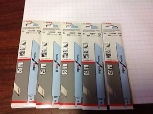 BOSCH SABRE SAW BLADES S922BF FIVE PACKS OF FIVE,  25 BLADES IN TOTAL GENUINE