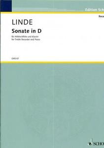 Linde: Sonate in D (Treble Recorder & Piano) OFB47