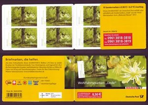 Bund Markenheftchen 93 Blühende Bäume Linde 2013 postfrisch