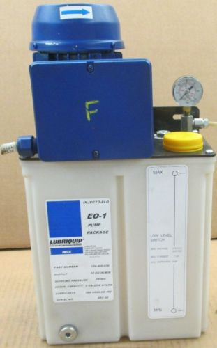 Lubriquip Injecto-Flo Pump Package EO-1 Used