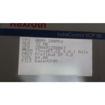 Rexroth Germany Greece IndraControl VCP 05 with PROFIBUS DP slave VCP05.2DSN-003-PB-NN-PW