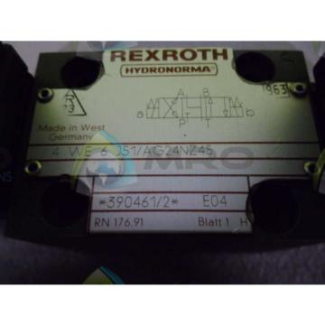 REXROTH Singapore Mexico 4WE6J51/AG24NZ45 VALVE *NEW NO BOX*