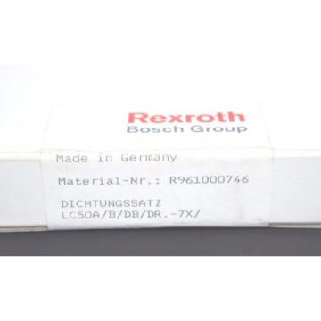NEW Dutch Japan SEALED BOSCH REXROTH R961000746 CARTRIDGE VALVE SEAL KIT LC50A/B/DB/DR.-7X