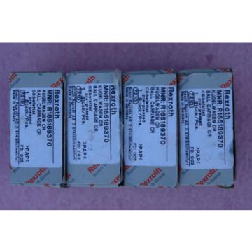 REXROTH France Canada LINEAR BEARING MNR R165189370(LOT OF 4) NEW