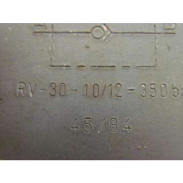 Rexroth Canada Greece Hycon 45/84 Carbon Steel 1-1/2&#034; Check Valve Hydraulic 1-7/8x12 Thread