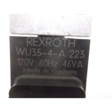 REXROTH Japan France WU35-4-A-223 HYDRAULIC SOLENOID COIL *USED*