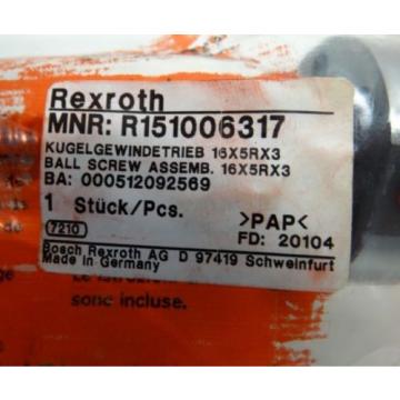Bosch USA Mexico Rexroth R151005317 16X5RX3 Kugelgewindetrieb -unused-