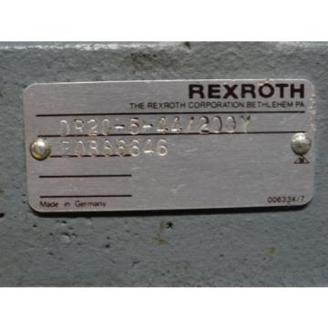 REXROTH Italy Russia ~ HYDRAULIC VALVE ~ P/N: DR20-5-44/200Y ~ NEW NO BOX