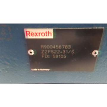 REXROTH Canada India HYDRAULIC VALVE R900456783  *USED*
