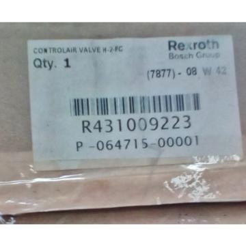 Rexroth Australia Canada ControlAir Valve Model H-2-FC R431009223 P-064715-00001