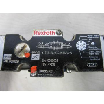 Rexroth Dutch Australia 4WREE 6 E16-22/G24K31/A1V -used-