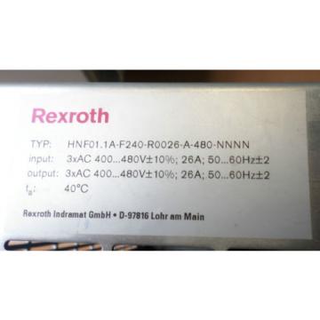 Rexroth Japan France Netzfilter HNF01.1A-F240-R0026-A-480-NNNN