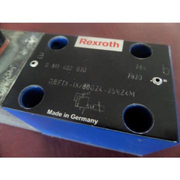 Rexroth, Australia Greece 0 811 402 030, DBETX-1X/80G24-25NZ4M, Proportional Valve, 0811402030