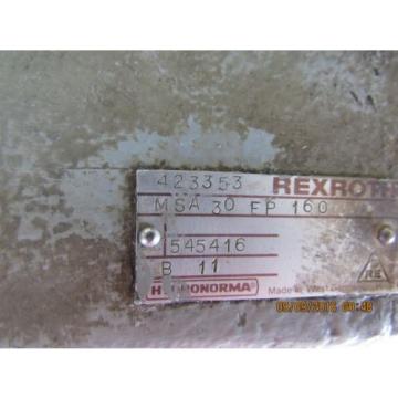 REXROTH Korea Canada FLOW CONTROL MSA30EP160 USED