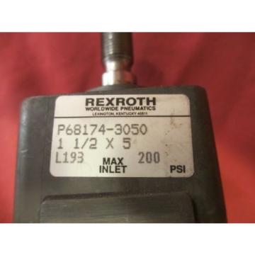 Rexroth Germany India P68174-3050 Taskmaster Cylinder 1-1/2 x 5, 200 PSI, L193