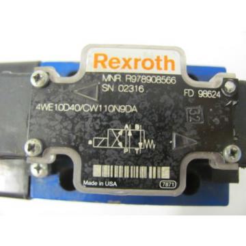 REXROTH Germany Egypt MNR R978908566 SN 02316 FD 98624 R900219602 110V/60HZ/50HZ 120V/60HZ NB