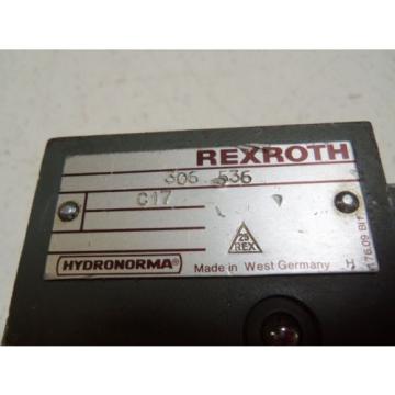 REXROTH Germany Germany 306536-C17 *USED*