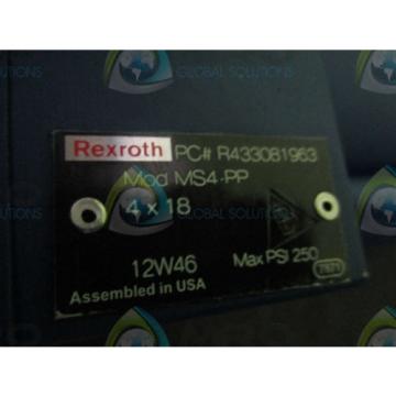 REXROTH Italy Canada R433081963 4 x 18 AIR CYLINDER MOD MS4-PP *NEW NO BOX*