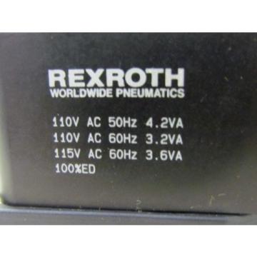 Rexroth USA Canada Ceram GS30012-0707 GS-030012-00707 110VAC Pneumatic Solenoid Valve