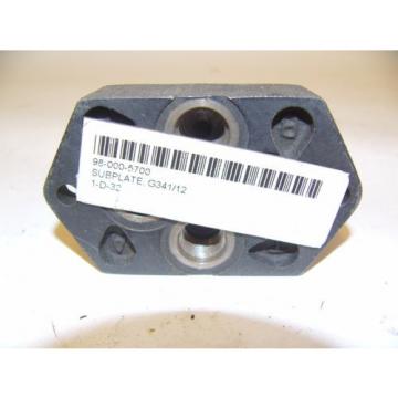 BOSCH Germany Canada REXROTH SUBPLATE 98-000-5700 G34 1/12 NEW!!! (F233)