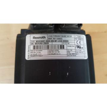 Rexroth MSK060C-0600-NN-M1-UG0-NNNN Servomotor 6000 min-1 R911306052