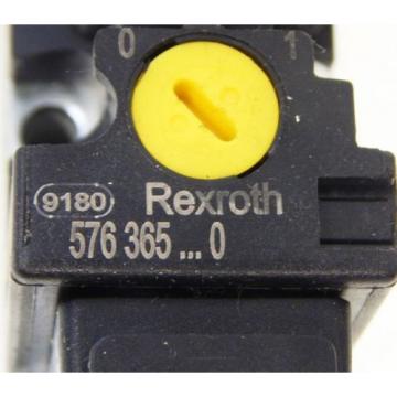 Rexroth Canada Russia 576 365...0 Pneumatik Magnetventil 5/2 Wege 24V DC  - used -