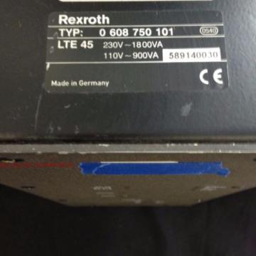 REXROTH Greece Canada SERVO AMPLIFIER 0 608 750 101 LTE45  60 DAY WARRANTY!