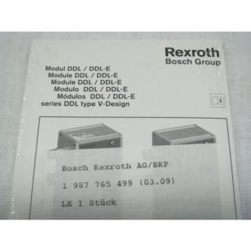 Bosch Korea Egypt Rexroth DDL Field Bus RMV-DDL-E Module 1827030190 BRAND NEW IN BOX NIB