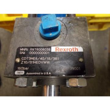 Rexroth USA USA CDT3ME6 Cylinder