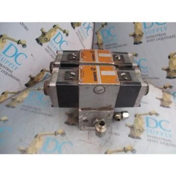 REXROTH Mexico Germany 4WE10G21/AW110NZ4V 4 WAY SOLENOID VALVES WITH MANIFOLD ASSEMBLY