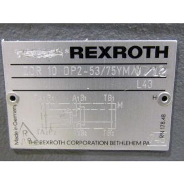 Rexroth Pressure Reducing Valve ZDR 10 DP2-53/75YMV/12