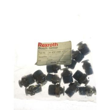 LOT France Russia OF 14 NEW REXROTH R432000127 Aventics Straight Connector 1/4” NPT, (G152)