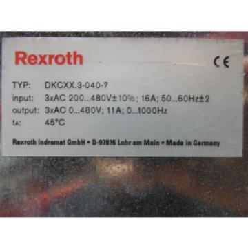 USED Singapore Korea Rexroth DKC02.3-040-7-FW Eco Drive Servo Controller Module without cover
