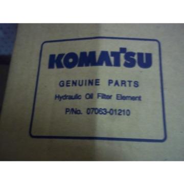 Genuine  Komatsu  Hydraulic Filter  Part Number  07063-01210