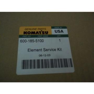 Genuine  Komatsu  Inner And Outter Air Filter Kit Part Number  600-185-5100
