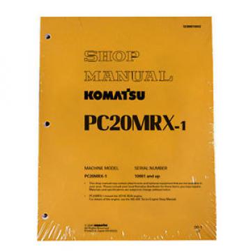 Komatsu Service PC20MRX-1 Shop Repair Manual