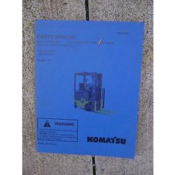 2003 Komatsu ABX7 Electric Forklift Truck Illustrated Parts Manual GE Controls V