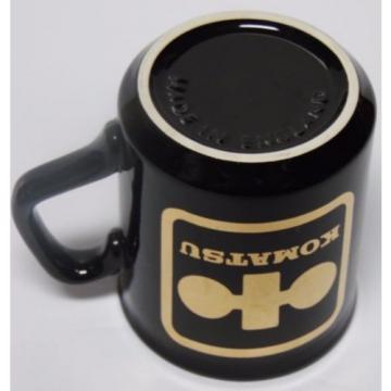 Vtg 1980s Japan Komatsu DOZER CONSTRUCTION EQUIPMENT Advertising Coffee Cup Mug