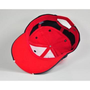 KOMATSU BASEBALL HAT RED WHITE &amp; BLUE CAP CONSTRUCTION INDUSTRIAL