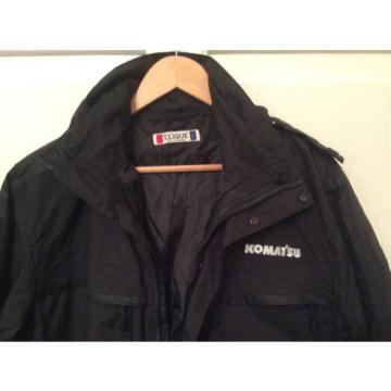 Men&#039;s Komatsu Black Hooded Jacket - Size Large