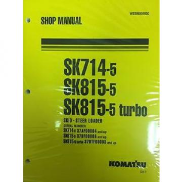 Komatsu Service SK714-5, SK815-5, SK815-5 Turbo Manual