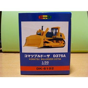 KOMATSU Official DK-6102 Bulldozer D375A 1/55 Scale Model Heavy Equipment New