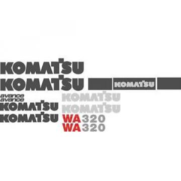 New Komatsu Wheel Loader WA320 Decal Set with Avance Decals